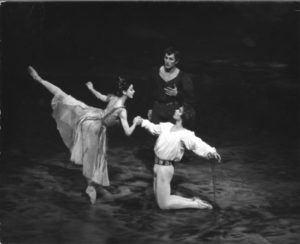 Fonteyn, Keith Rosson and Rudolf Nureyev in Pelléas et Mélisande