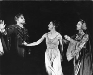Michael Somes, Fonteyn and Georgina Parkinson in Sir Kenneth MacMillan's Romeo and Juliet, circa 1968