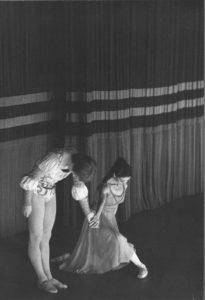 Rudolf Nureyev and Fonteyn take a bow after Sir Kenneth MacMillan's Romeo and Juliet (1965). Impresario Sol Hurok infamously insisted the star couple dance the opening night of the ballet (despite it being created on Lynn Seymour and Christopher Gable) to ensure the success of The Royal Ballet's upcoming U.S. tour.
