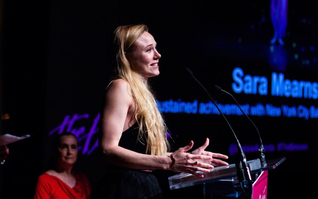 Sara Mearns Bursts "Ballerina Bubble" and Takes Home Outstanding Performance Award at 2018 Bessies