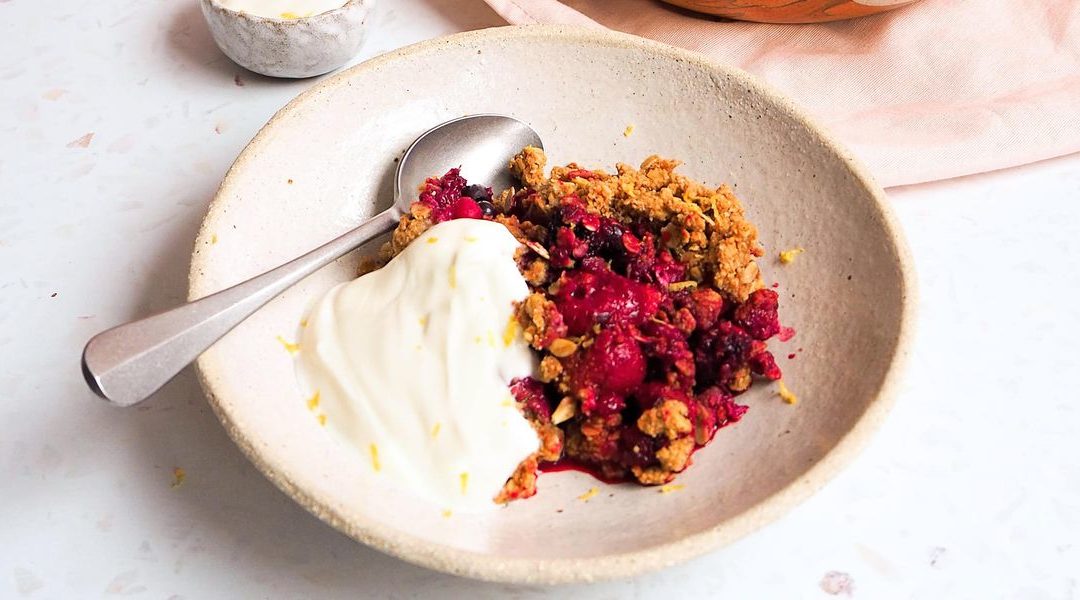 Start Your Dance Day With This Delicious Berry Breakfast Crisp Recipe