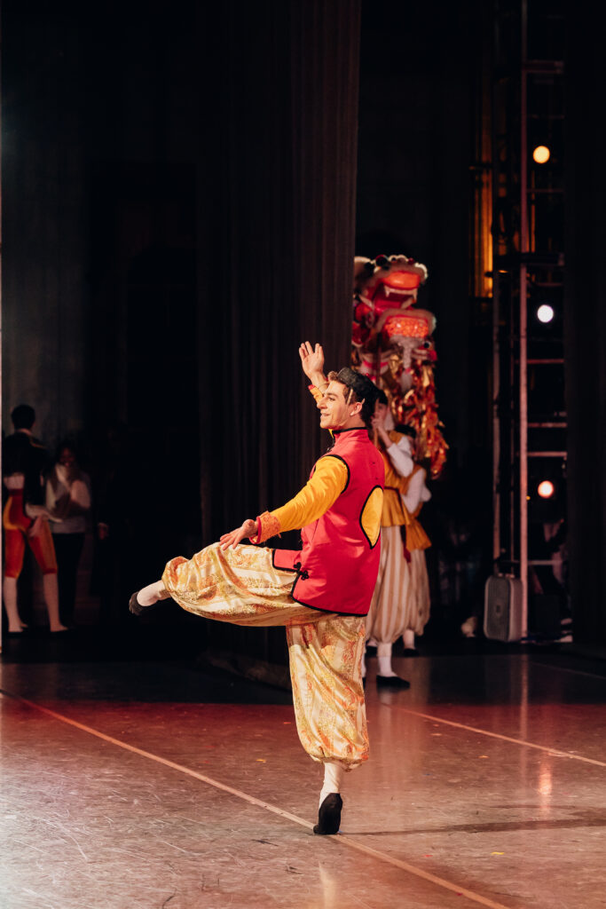 Binowitz in the Chinese Tea divertissement performed by Nashville Ballet,